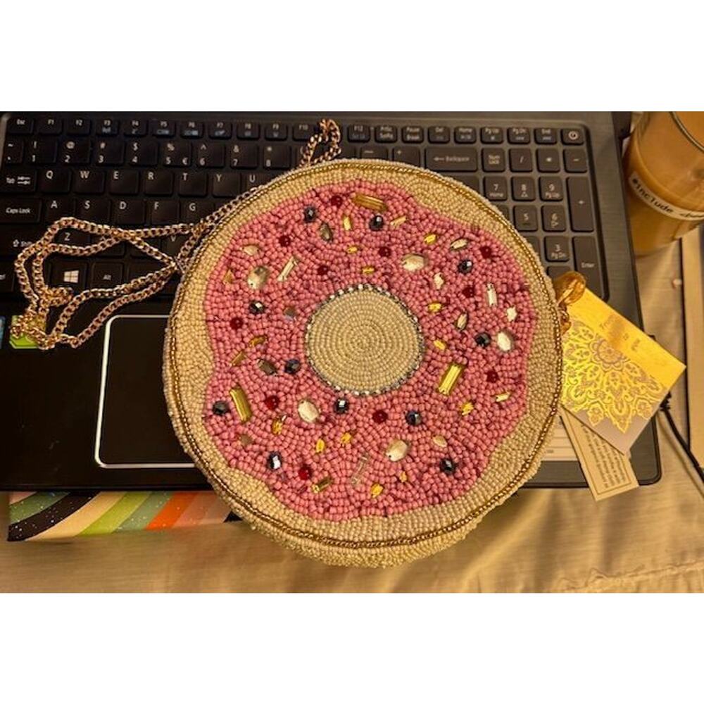 Viral Trending Donut Beaded Bag! TikTok Instagram Made in India NWT